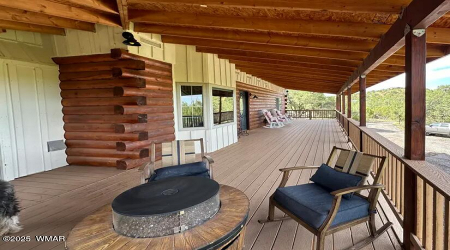 DECK - Looking towards front door