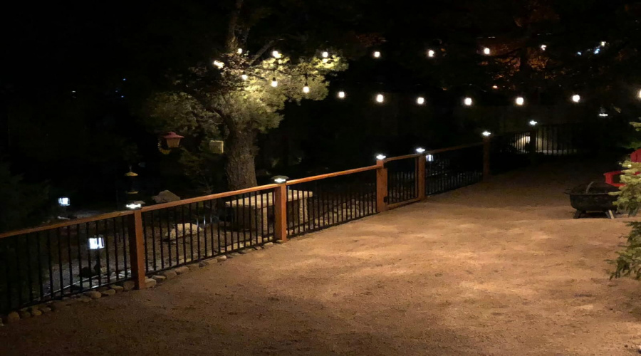 Night time landscape