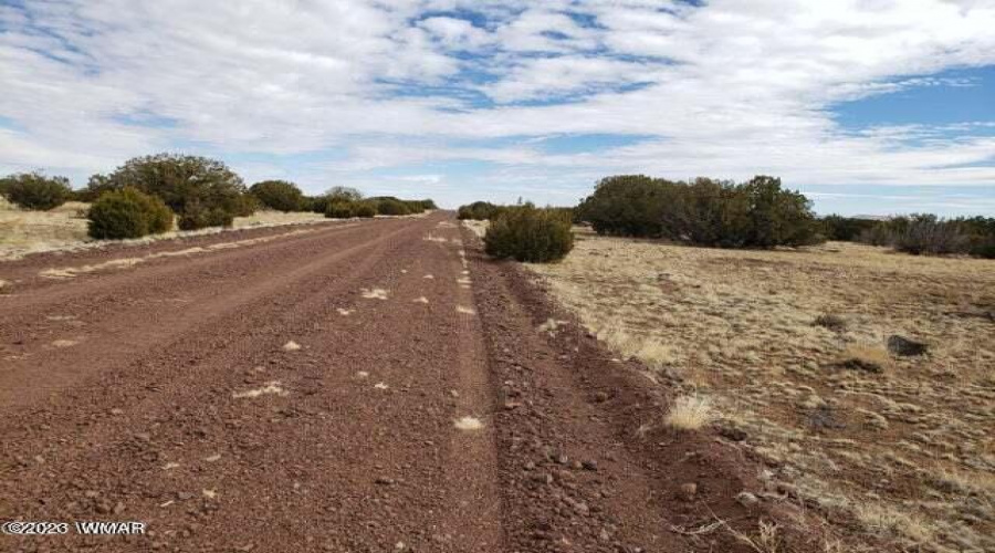 Level land and road