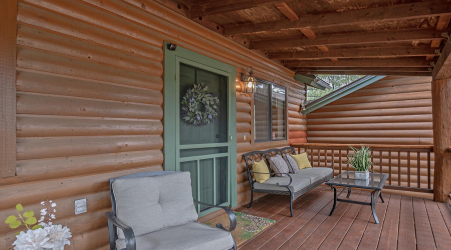 Large, Covered Front Porch