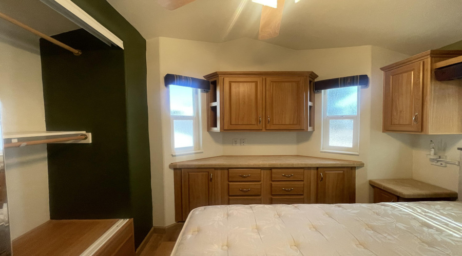 Ample closets