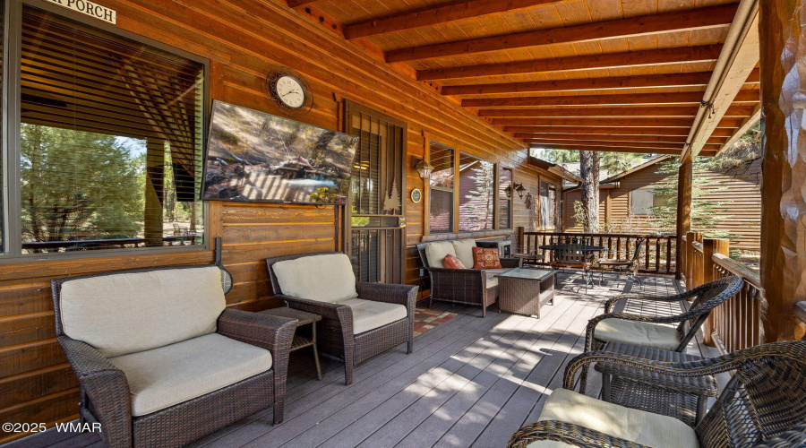 Covered Back Deck