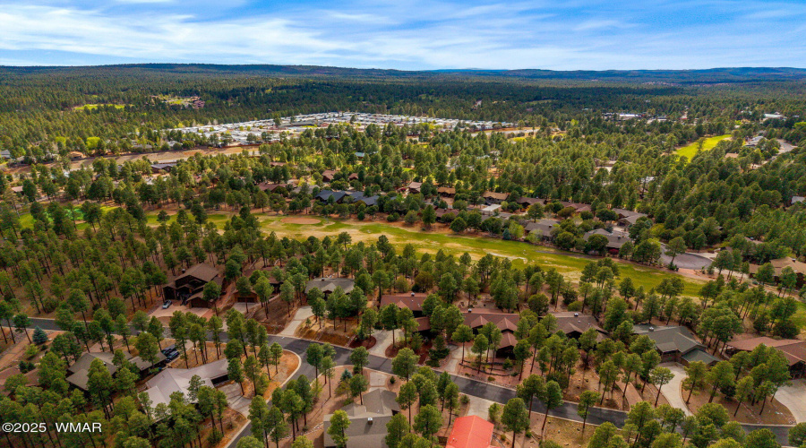 Aerial View of Fairway &Community