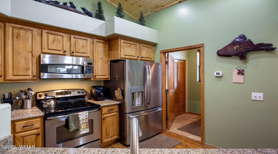 Kitchen Looking into Utility Room