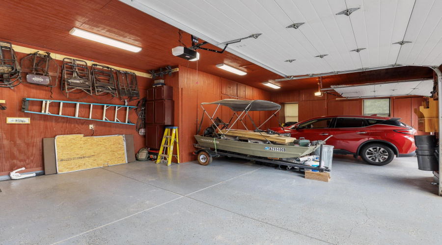 Extra large attached garage