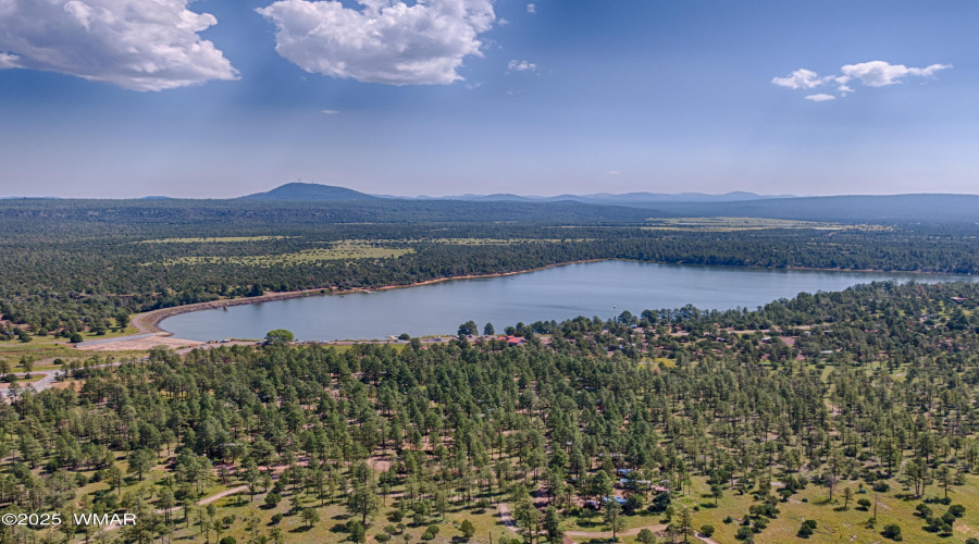 Aerial View of Lake