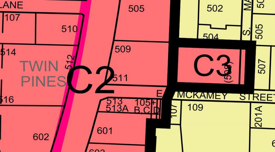 Zoning diagram