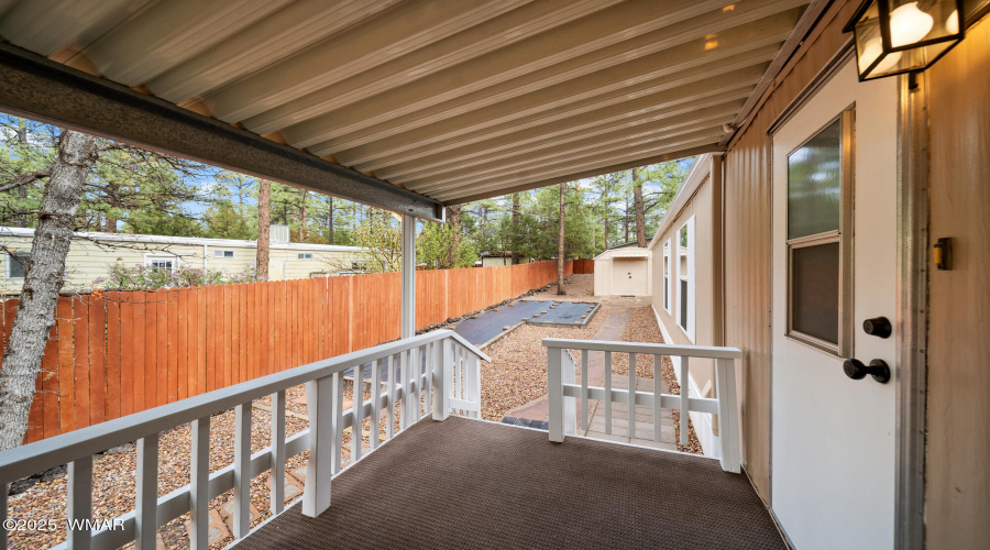 Back deck