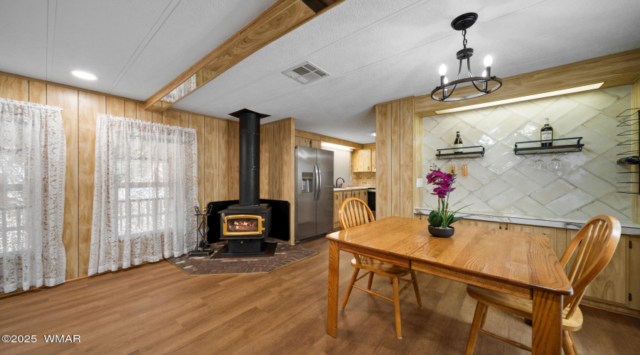 Cozy woodstove