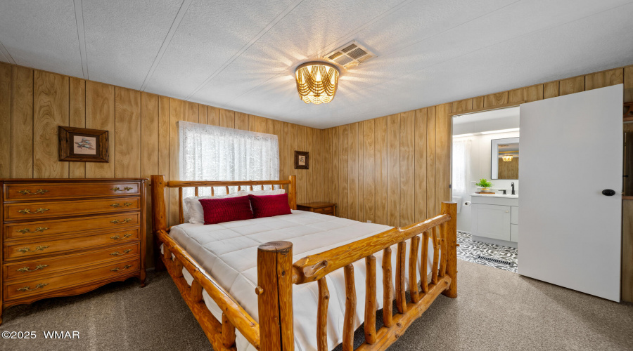 Primary bedroom;mfurnished