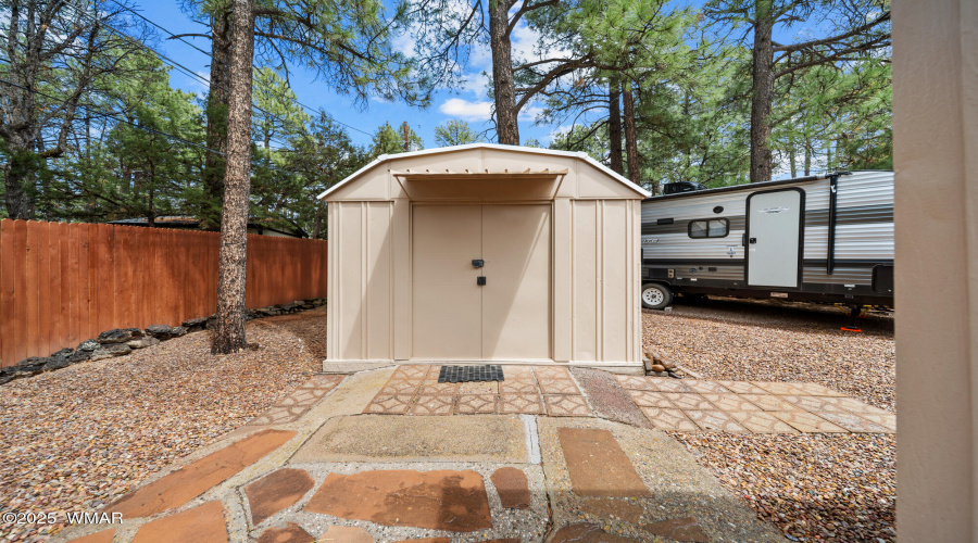 Shed for additional storage