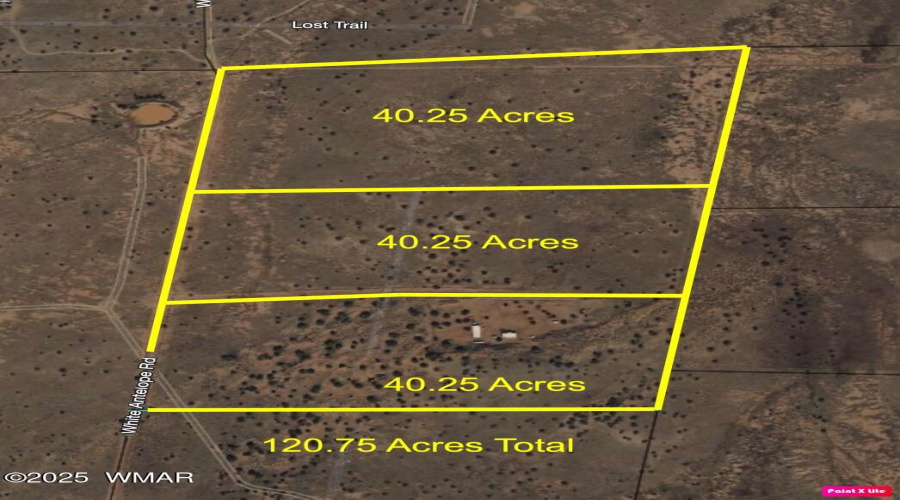 5457 White Antelope Road Map