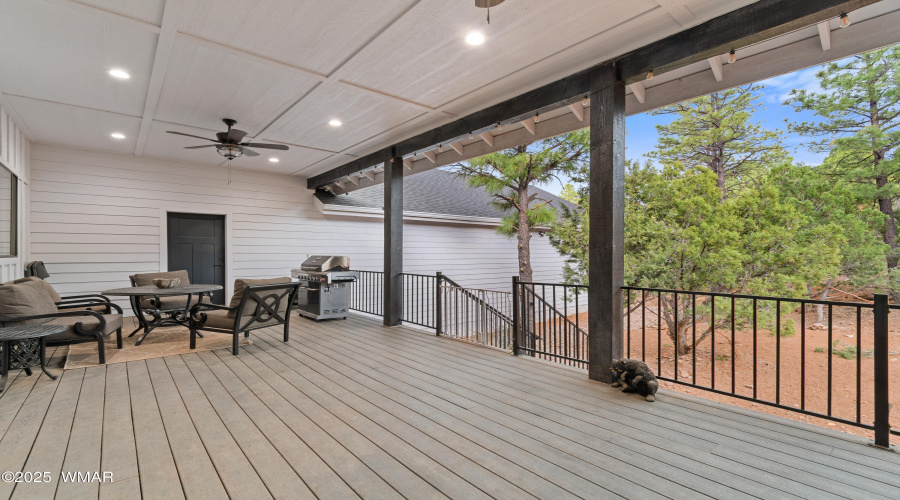 Back covered deck
