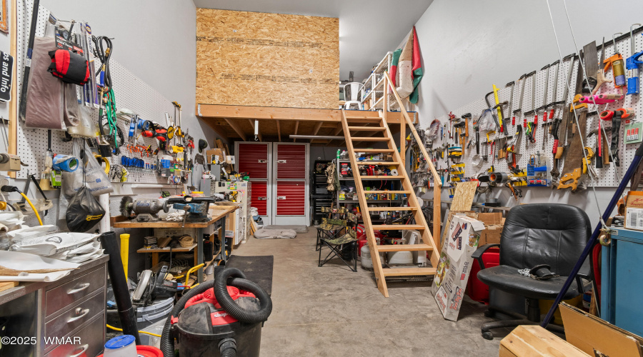 Loft built for storage