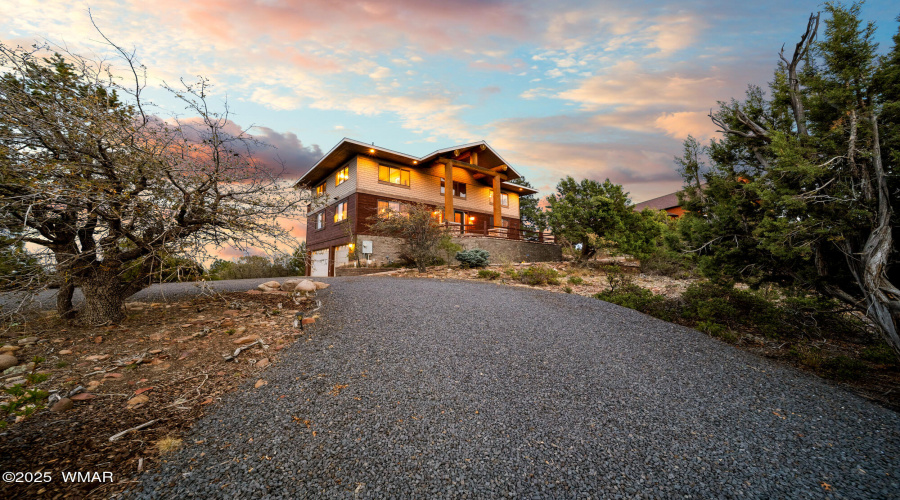 Driveway Sunset