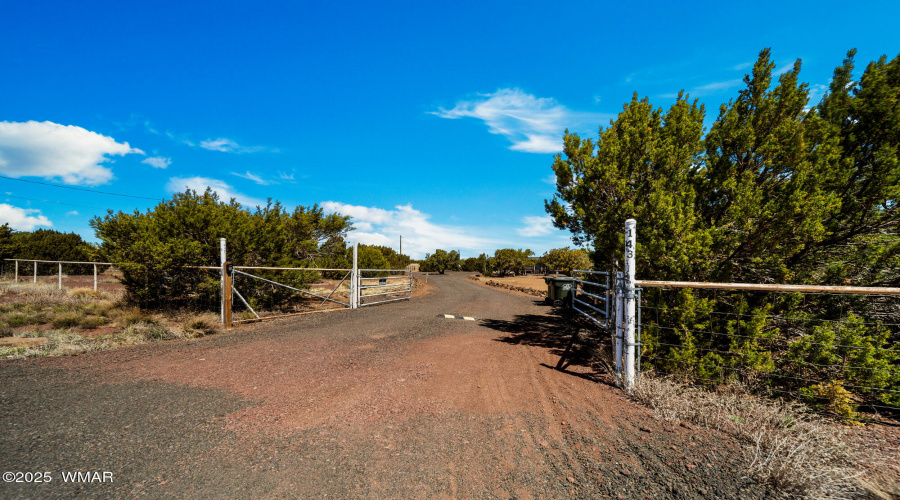 Solar Operated Gated Entrance