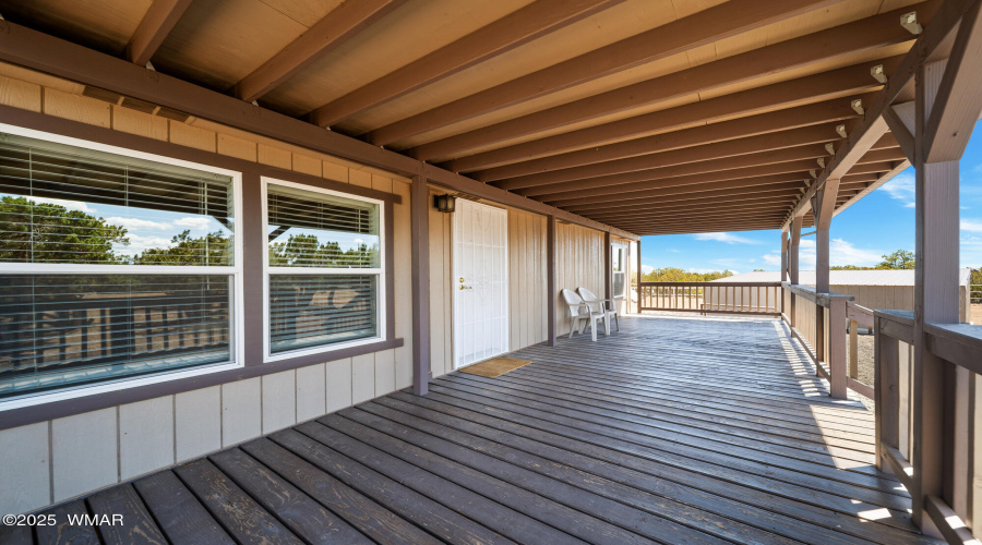 Covered Front Deck