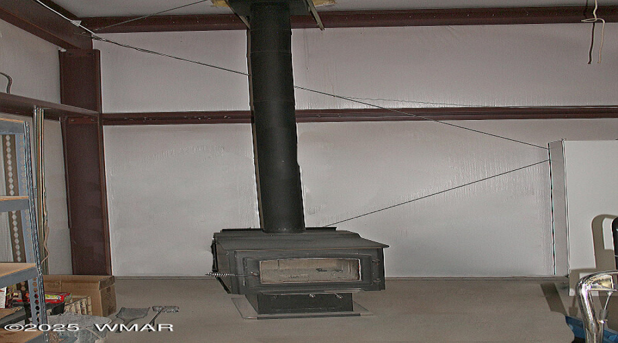 Woodstove in Workshop