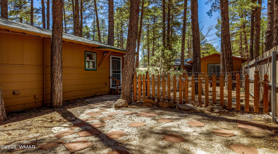 Side Yard, Garden and Guest House