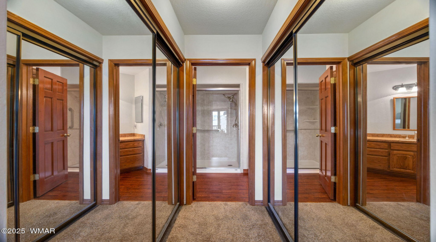 Downstair Bedroom Closets
