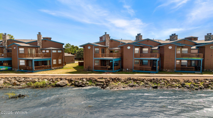 Back of Home - water front!