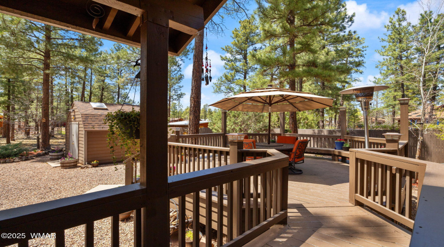 Deck to Back Area