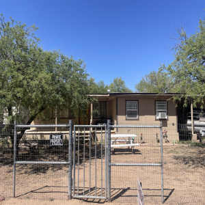 Front walk through gate