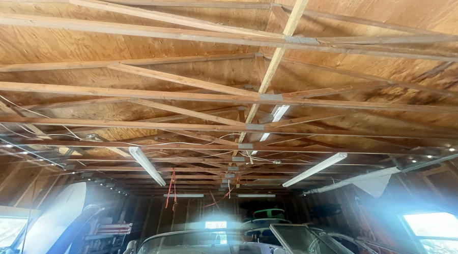 inside garage