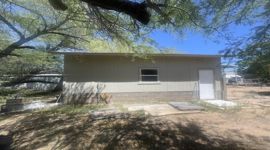 side door on garage