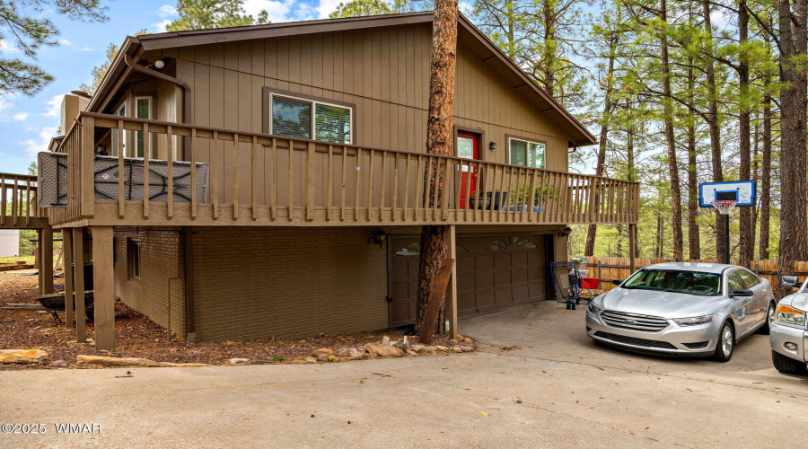 Driveway and Garage