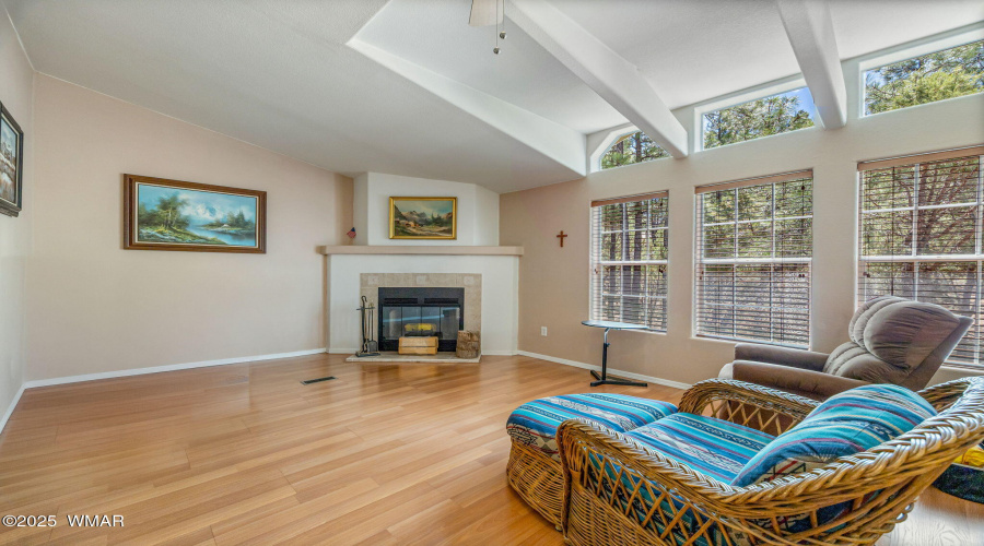 Living Room with Fireplace
