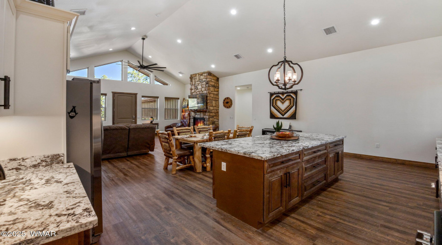 Kitchen to Dining