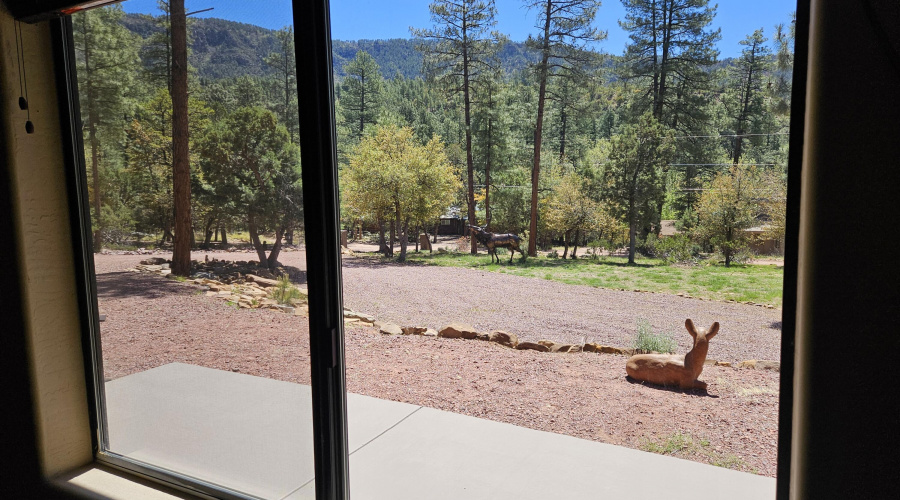 Dining Rm Table View Overlooking Mtns
