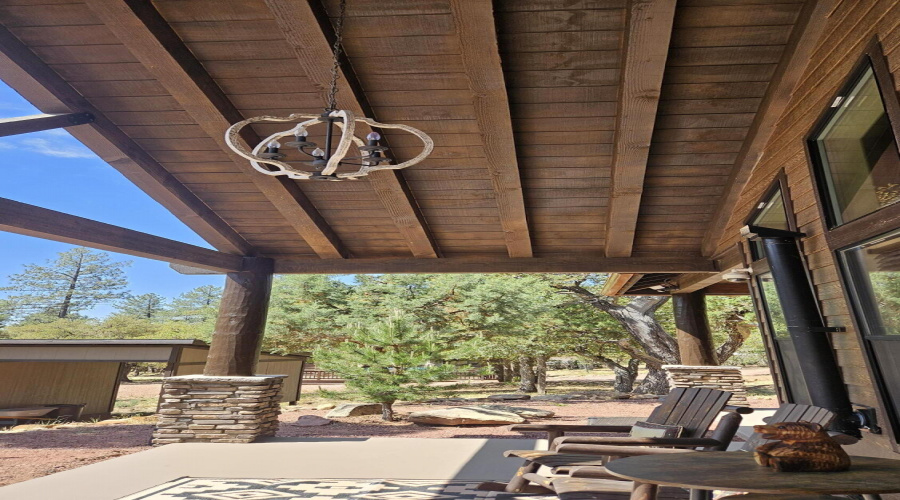 Front Covered Porch Vaulted Extended