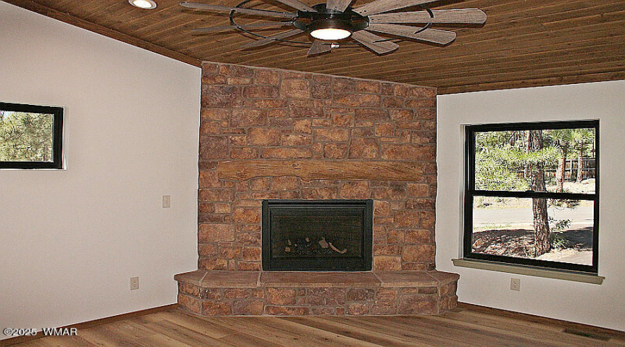 Gas Fireplace in Great Room