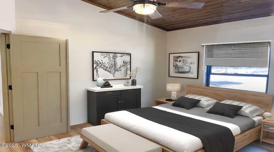 Bedroom off of family room