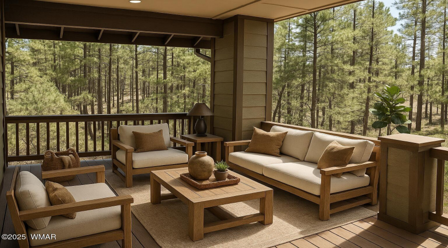 Balcony Deck Virtual Staging