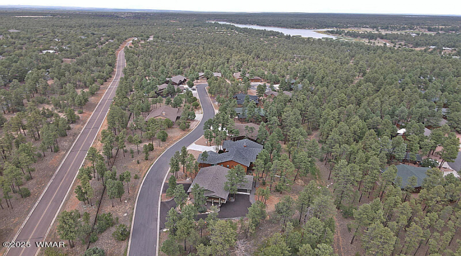 Drone View with Lake