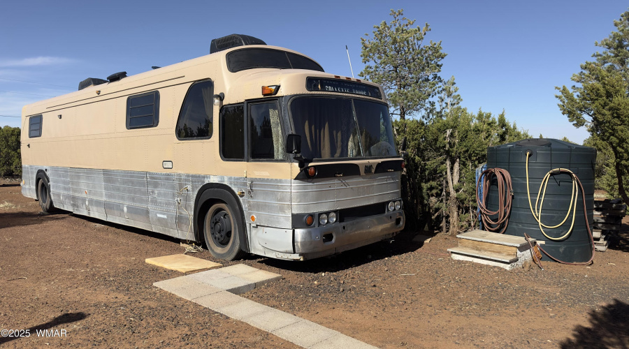 bus and water storage