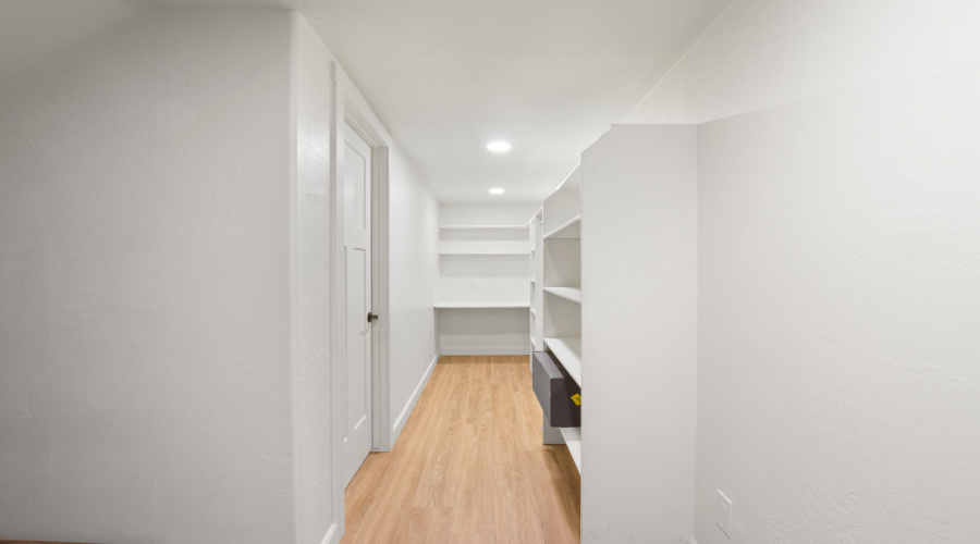 Downstairs Storage