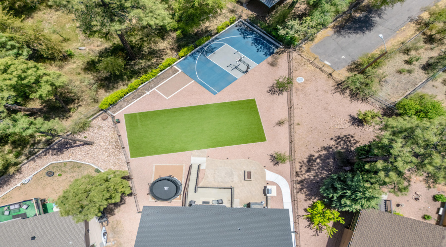 Arial Backyard