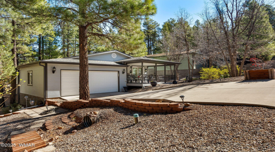 Landscaped and in the pines