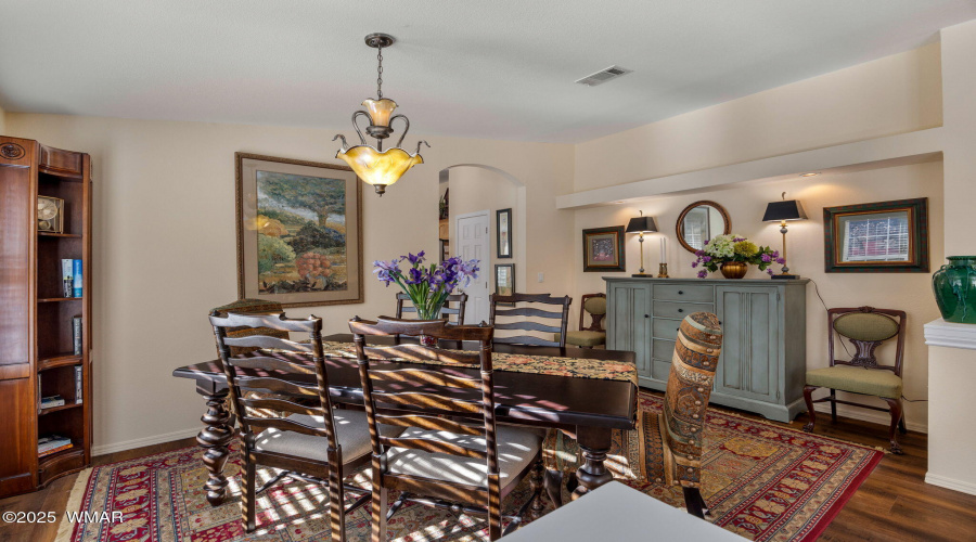 Spacious formal dining room