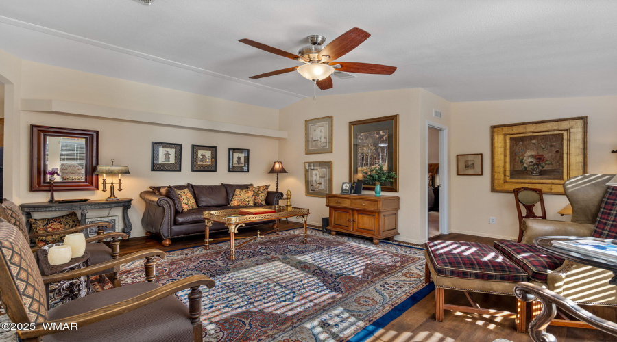 Living room from front door
