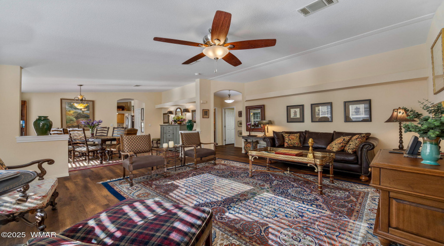 Living Room to Dining Room