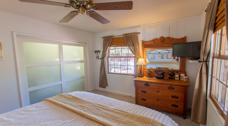 Lighted Frosted Closet Doors