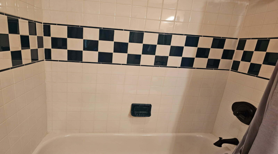 Fun Tiled Shower