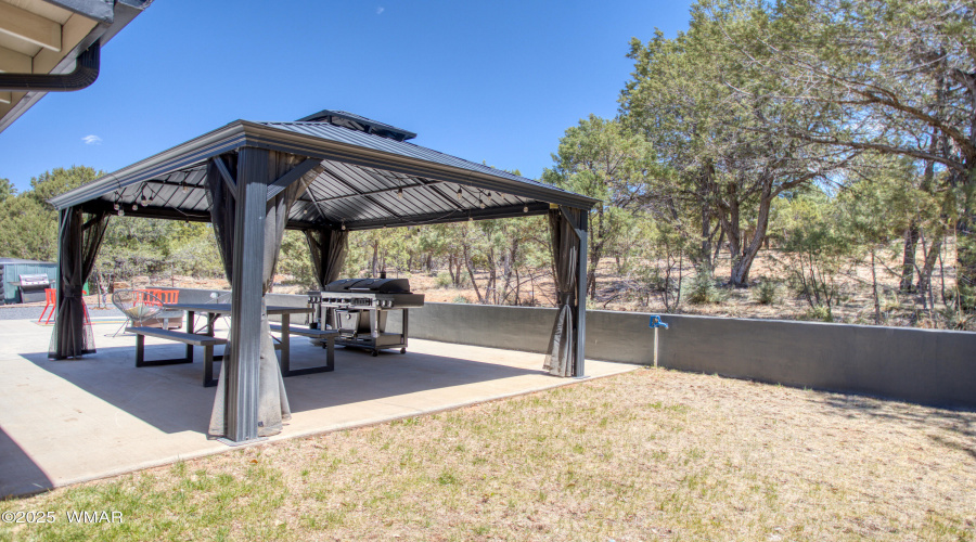Wired gazebo