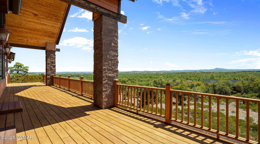 Expansive deck space!