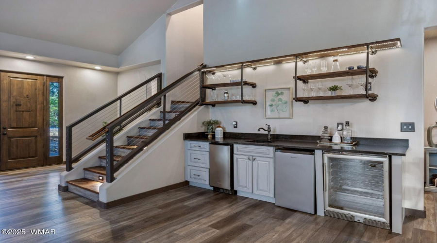 stairs to 2nd level in main house